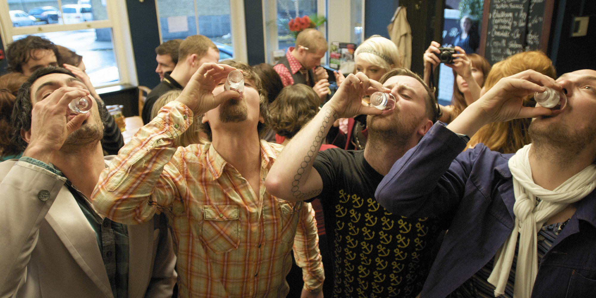 What the Good Sports programme was up against: drinking ‘games’ in a rugby club